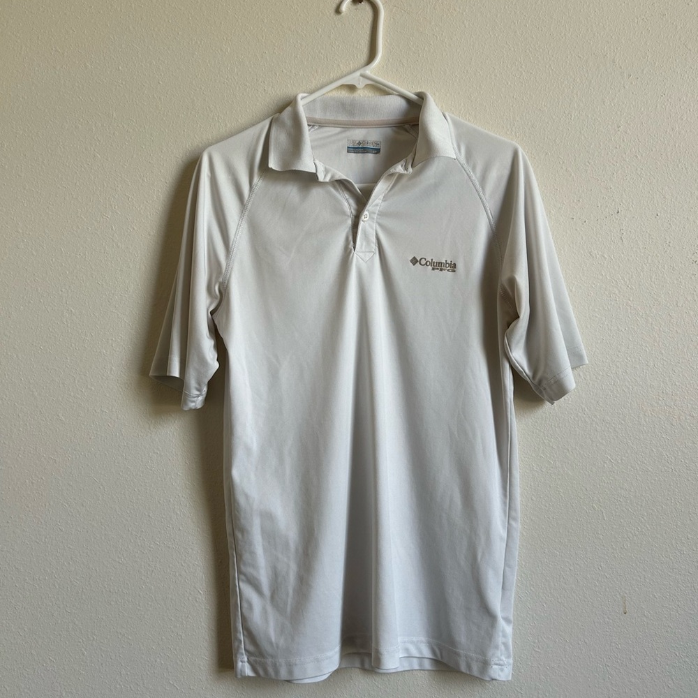 ✨4 for $20 | Columbia PFG Men's Polo | white | small